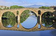 Romanesque bridge At Puente la Reina, Spain, UNESCO