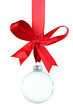 Empty Christmas ornament