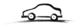 sketched car