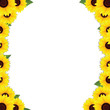 sunflowers photo frame
