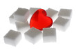 Zucker und Herz