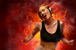 Photo: girl with headphones girl with headphones