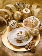 almond nougat over christmas table