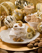 almond nougat over christmas table almond nougat over christmas table