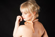 woman with snake