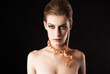 woman with snake