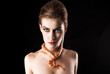 woman with snake