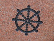 Captain's Wheel on Granite