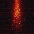 Abstract Mosaic Background with red lights