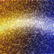 Abstract Mosaic Background with gold lights