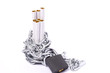 a pile of cigarettes  of chains and padlocks