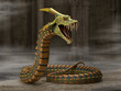 Ilustración: Dragon snake in fog Dragon snake in fog