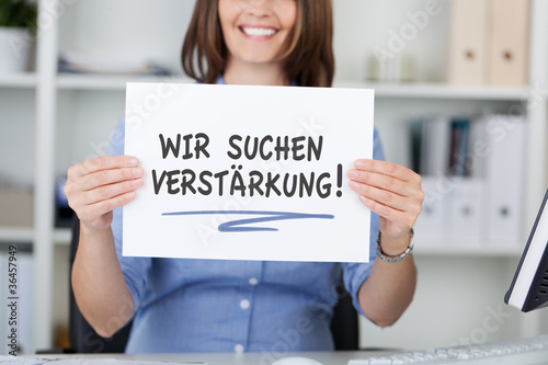 Photo: wir suchen verstärkung wir suchen verstärkung