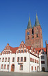 Rathaus von Stendahl mit Marienkirche (Sachsen-Anhalt)