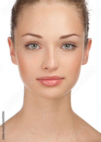 Photo: Close-up of beautiful female face Close-up of beautiful female face