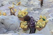 Mineurs à Kawah Ijen