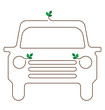 Ecology friendly transport concept Ecology friendly transport concept