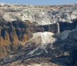 glaciar y cascada