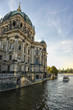 Spree river by Berliner Dom Cathedral in Berlin Spree river by Berliner Dom Cathedral in Berlin