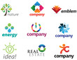 Business emblem collection