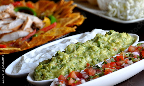 Photo: Mexican food guacamole tomato sour dip Mexican food guacamole tomato sour dip