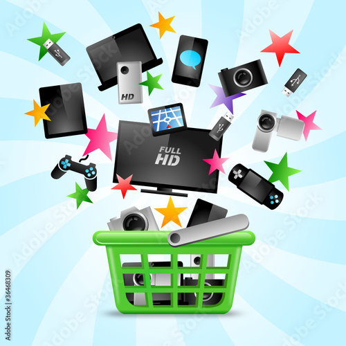 Vector: multimedia shopping v3 multimedia shopping v3
