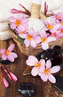 Photo: tropical spa with Frangipani flowers tropical spa with Frangipani flowers