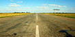 route and clouds on the sky as travel background