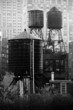 Citerne d'eau sur les toits de New York Citerne d'eau sur les toits de New York