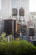 Citerne d'eau sur les toits de New York Citerne d'eau sur les toits de New York