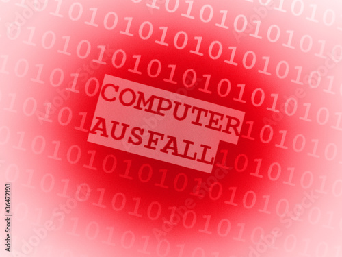 Illustration: Computerausfall Computerausfall