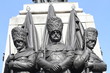 Close up of Guards on Crimean Memorial Statue