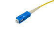 Photo: sc connector isolated on white background sc connector isolated on white background