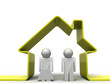 house and couple