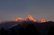 Foto: Annapurna south at sunrise Annapurna south at sunrise