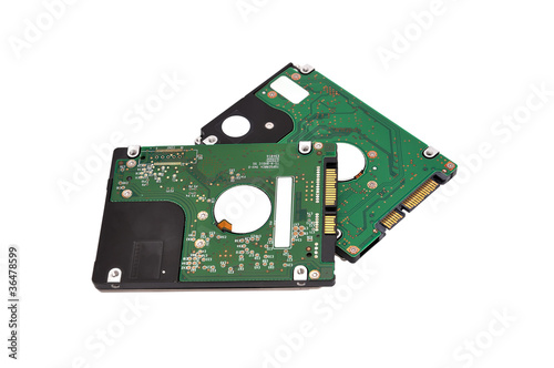 Photo: two hard disks two hard disks