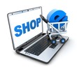 Illustration: Abstract e-shop Abstract e-shop