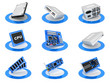 Illustration: Parts computer icon Parts computer icon