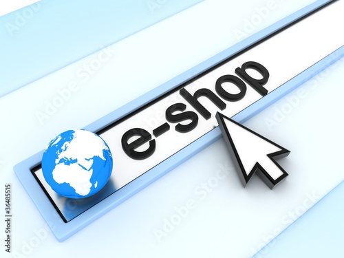 Illustration: Address line, e-shop Address line, e-shop