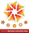 Collection of impossible christmas snowflakes. Collection of impossible christmas snowflakes.