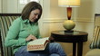 Woman Reading from the Bible