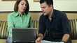 Couple fighting over bills