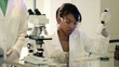 Lab Techs working