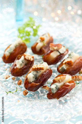 Photo: Dates stuffed with blue cheese Dates stuffed with blue cheese