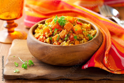 Photo: Bulgur with vegetables Bulgur with vegetables
