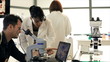 Going Over Evidence in CSI Lab