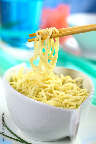 Photo: Vegetarian Asian noodle soup Vegetarian Asian noodle soup