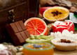 still life with handmade soap