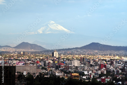 Photo: View of Mexico City and Volcano Mountain View of Mexico City and Volcano Mountain