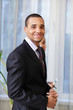 Portrait of a happy African-American young businessman